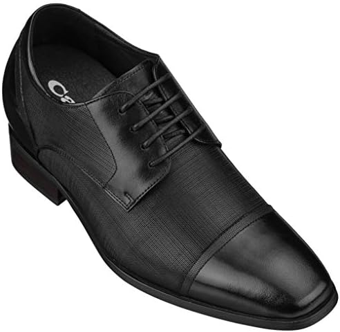 Black Premium Leather Lace-up Formal Oxfords